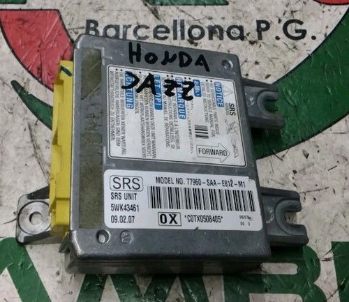 Centralina airbag honda jazz - airbag,