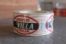 Nastro adesivo epoca Motocross Moto Villa Vintage anni '70 '80 Pubblicità Promo