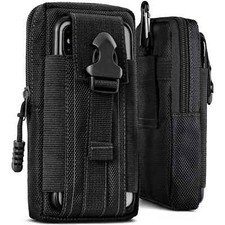 Marsupio cellulare per Cubot X70 nylon cintura borsa outdoor case cover clip astuccio