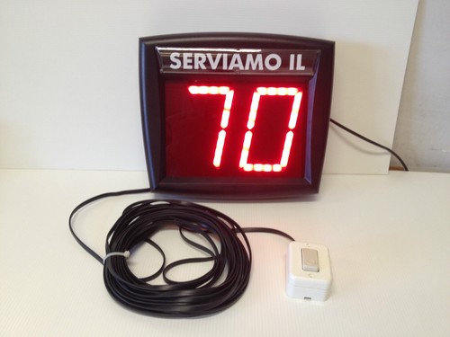 Display eliminacode led rosso - eliminacode,