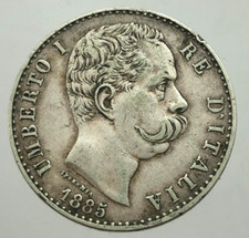 Regno d'Italia Umberto I 2 Lire 1885