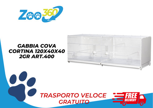 Gabbia cova cortina 120x40x40 - gabbia,