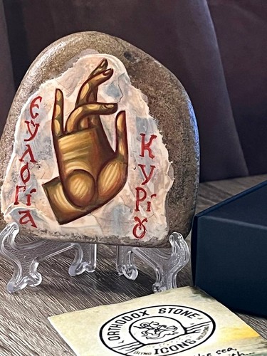 Icona ortodossa dipinta mano - icona,