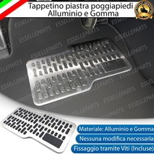 BATTITACCO PIASTRA POGGIAPIEDI ALLUMINIO TAPPETINO PER PORSCHE 911 997