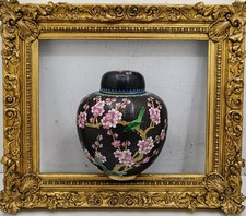 Ginger vase cloisonne - ginger, in