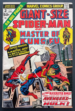 Spider-Man taglia gigante #2 Master of Kung Fu Shang-Chi Marvel 1974 fumetti