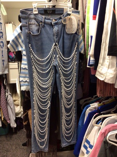 Jeans perlati personalizzati - perlati,