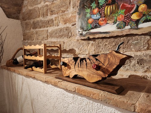 Portabottiglie legno - portabottiglie, in