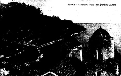 Cartolina epoca villa rufolo - cartolina,