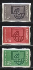 Francia 1966 mnh - 6-8, sc