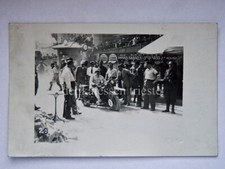 TRIESTE OPICINA moto sidecar foto vecchia cartolina 1920 1930