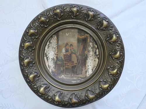 Antico piatto parete - da,