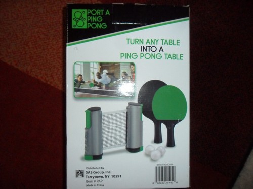 Port ping pong seen - a, on