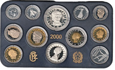 ITALIA SERIE DIVISIONALE 2000 FONDO SPECCHIO GIORDANO BRUNO