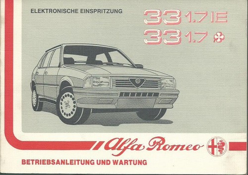 Alfa romeo 33 - 33, 1.7