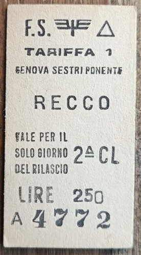 1973 recco ferrovie dello - 1973,