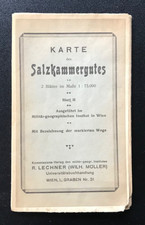 Mappa della Salzkammergut