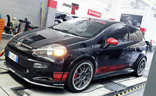 ABARTH PUNTO EVO LAMA SOTTOPARAURTI ORIGINALE SAMURAI CARBON LOOK IN GOMMA