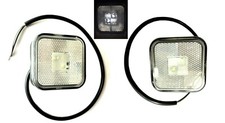 2x Bianco LED Luce di