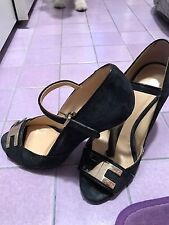 Scarpe Elisabetta Franchi n 36 blu con logo