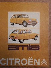 Citroen AMI 8 1969 depliant ITALIANO originale brochure 6 pag