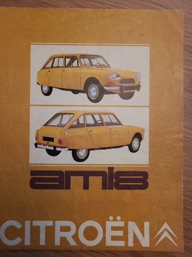 Citroen ami 1969 depliant - citroen,