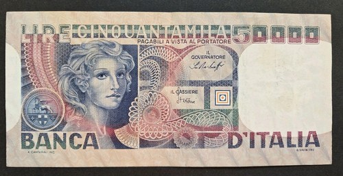 000 lire volto donna - di,