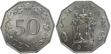 Malta - 50 Cent 1972 - Lega Di