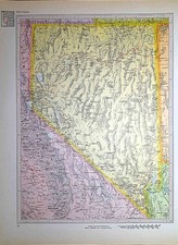 MAPPA del NEVADA Stati Uniti