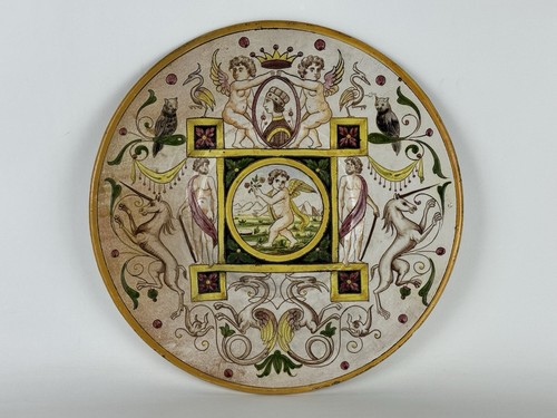 Antico piatto maiolica - antico,