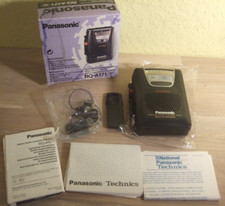 Panasonic RQ-A171  Kassettenspieler-Radio  OVP  manuals mint earphones belt clip
