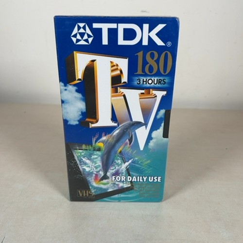 Videocassetta vhs vuota tdk - videocassetta,