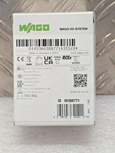 Wago 750 362 modbus - 750-362, tcf