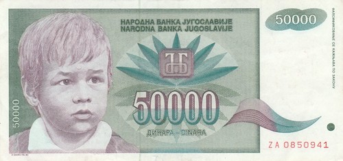 Jugoslavia banconota 000 - jugoslavia,