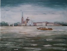 Venezia su tela 50x70 dipinto