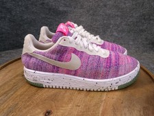Scarpe Nike AF 1 Crater Flyknit da uomo taglia 9 US fucsia rosa brillante 2020 DC7273-500