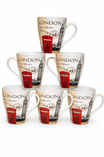 Set 6x Tazze Londra Capacità
