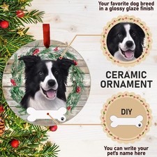 Border Collie Ornament - E&S
