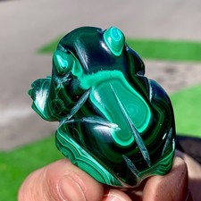 Cristallo di malachite lucido