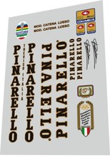 Mod. Catena Lusso Pinarello Set Adesivi Cornice Nero/Oro
