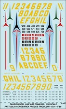 TAURO MODEL TM48/530 PATTUGLIA ACROBATICA FRECCE TRICOLORI F-86, G 91 SCALA 1:48