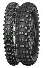 Gomma Moto MITAS 110/100 -18 64R TERRA FORCE-EX SM SUPER LIGHT  TT (Raya verde) 