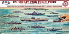 Atlantis Models 1:900 US Navy Task Force set regalo 12 navi kit modello in plastica