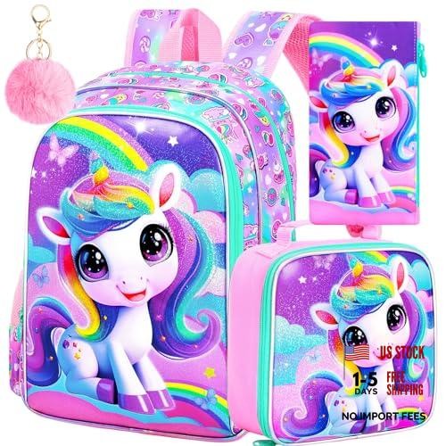 Set zaino unicorno bambina - set,