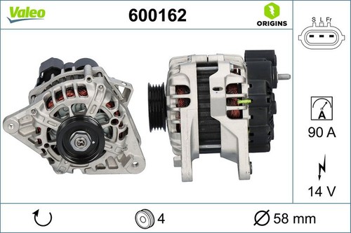Alternator valeo for - , fiat