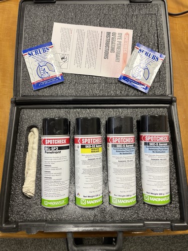 Magnaflux spotcheck kit test - magnaflux,