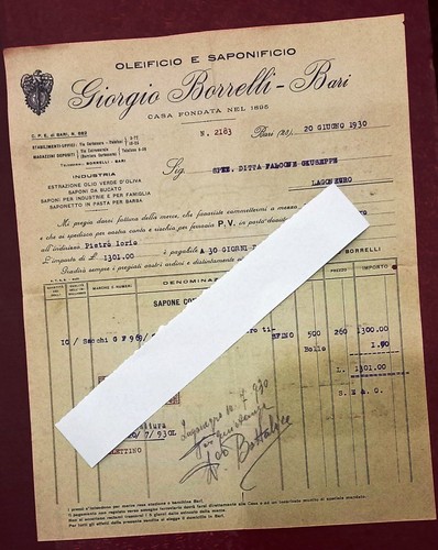 Fattura giorgio borrelli bari - fattura,
