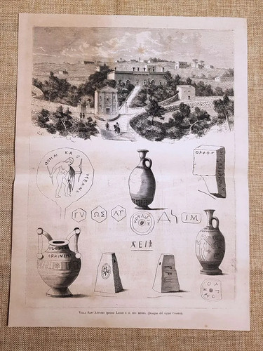 Lecce nel 1880 - , villa