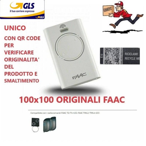Radiocomando faac xt2 433 slh - faac,