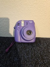Fotocamera Polaroid pellicola istantanea Fuji Instax Mini 8 Fujifilm viola testata funzionante